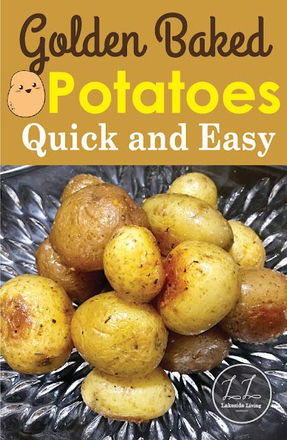 'Keep it Golden' Golden Baked Potatoes Golden Yellow Potatoes Recipe, Roasted Golden Potatoes, Roasted Yellow Potatoes, Golden Potato Recipes, Potato Side Dishes Easy, Golden Potatoes, Canned Potatoes, Making Baked Potatoes, Potatoes In Oven