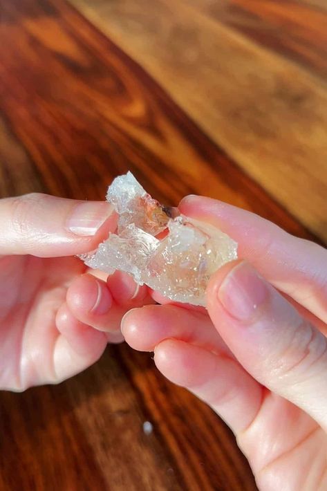 Kohakutou (Japanese crystal candy) Recipe - flavored with Juice Kohakatu Recipe, Kohakotu Candy, Kohakutou Recipe, Crystal Candy Recipe, Agar Agar Powder, Candy Corner, Edible Seaweed, Sugar Glass, Candy Crystals