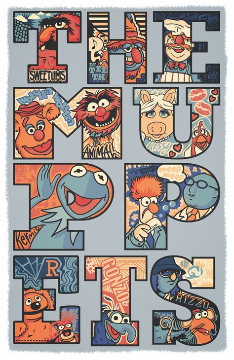 The Muppets Muppets Poster, Mahna Mahna, Muppets Party, Sesame Street Muppets, Fraggle Rock, Rainbow Connection, The Muppet Show, Muppet Babies, The Muppets