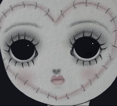 Creepy Cute Aesthetic, Artist Prints, Doll Drawing, Amazing Artwork, Grunge Art, Arte Inspo, Creepy Art, Art Collage Wall, Ethereal Art