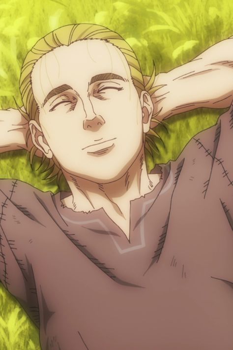 Thorfinn relaxing in a dream from the anime series Vinland Saga Season 2 Episode 9. Vinland Saga Season 2, Vinland Saga, Big Goals, Face To Face, Link In Bio, Tools, Anime