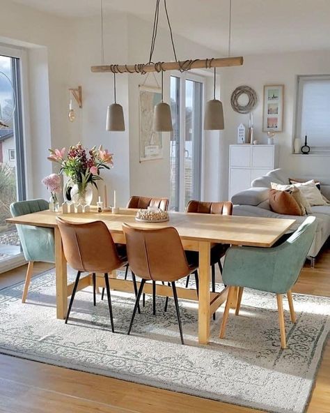 Cosy Dining Room, House Interior Decor Ideas, Dinning Room Design, Living Room On A Budget, Home Design Living Room, Dining Room Inspiration, Decor Home Living Room, House Interior Decor, Living Room Tv