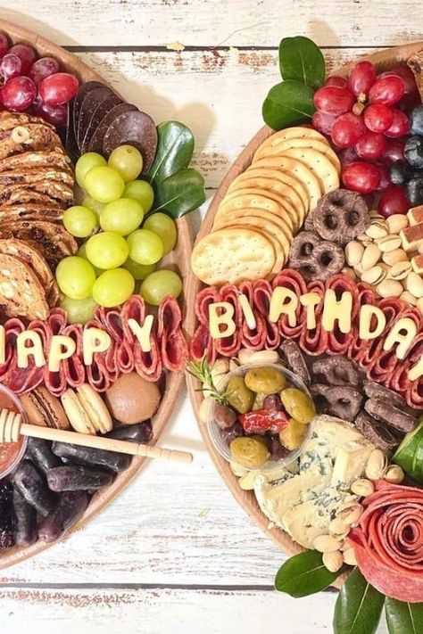 Birthday Charcuterie Board Ideas Birthday Charcuterie Board Ideas, Birthday Charcuterie Board, Birthday Charcuterie, Flower Desserts, Charcuterie Board Ideas, Popsugar Food, Charcuterie Inspiration, Party Food Platters, Charcuterie And Cheese Board