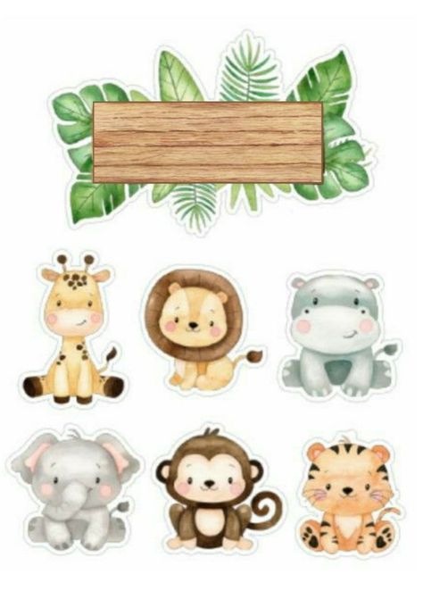 Pin de Polliana Souza em Decoração sala de aula | Decoração safari festa infantil, Decoracao festa safari, Aniversario safari Safari Baby Clipart, Topper Safari Baby, Safari Clipart, Festa Safari Baby, Safari Baby Shower Boy, Baby Zoo, Safari Animals Birthday, Safari Baby Animals, Baby Animal Drawings