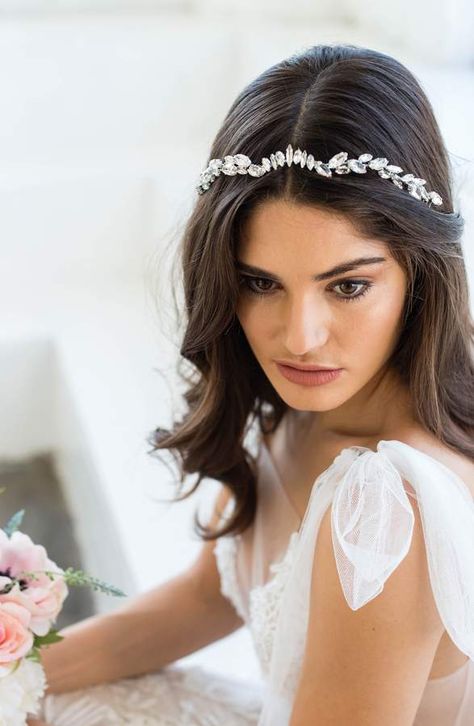 Brides & Hairpins Zila Crystal Crown Comb #weddinginspiration #bride #affiliatelink Brown Ombre Hair Color, Wedding Hairstyles And Makeup, Bride Hair Pins, Brown Ombre Hair, Blonde Layers, Ombre Hair Color, Crystal Crown, Wedding Hair And Makeup, Brunette Hair