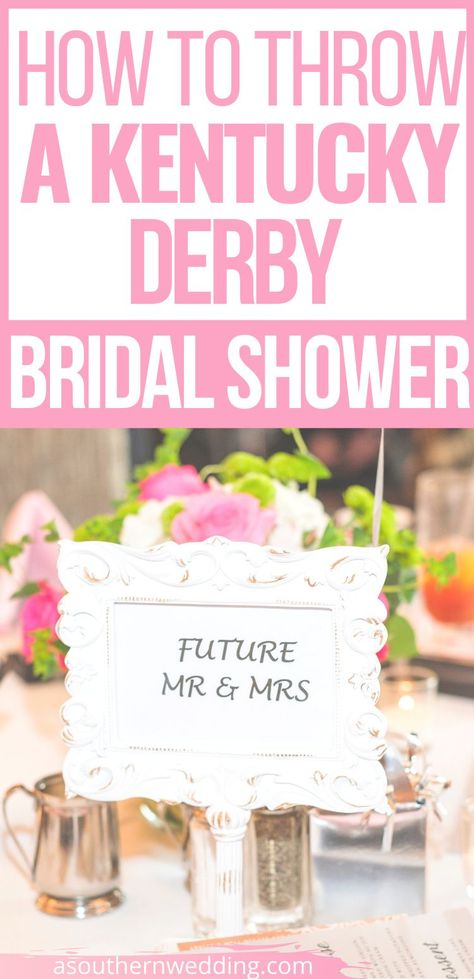 Throw a Kentucky Derby themed bridal shower or bachelorette party with these 5 quick tips to making it super chic and fun! From strawberry mint juleps to bridal shower decor that seamlessly blends bridal and Derby - you'll love these ideas! #kentuckyderbyparty #kentuckyderbybridalshower #kentuckyderbybacheloretteparty #kentuckyderbybridalshoweridea #bridalshowerideas #bridalshowerplanning #bridalshoweridea #bridalshowerthemes #cutebridalshowertheme #cutebridalshowerideas Kentucky Derby Bridal Shower Ideas, Kentucky Derby Bachelorette Party, Fun Bridal Shower Themes, Kentucky Derby Shower Bridal, Kentucky Derby Theme, Bridal Shower Themes, Mint Juleps, Shower Tips, Bridal Shower Planning