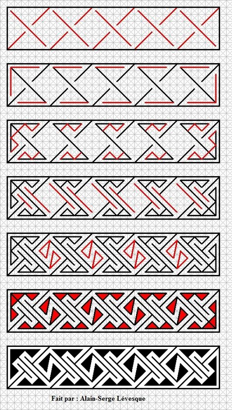 Voici un motif d'art celtique fait étape par étape.  / Here is a key pattern Celtic art done step by step Celtic Knot Tutorial, Celtic Clover, Knot Drawing, Celtic Knot Drawing, Cross Coloring Page, Symbole Viking, Tattoo Ideas Inspiration, Zentangle Tutorial, Tangle Pattern