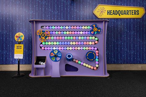 School Event Decor, Inside Out Headquarters, Inside Out Scenes, Inside Out Piñata, Inside Out Photobooth, Inside Out Backdrop, Inside Out 2 Trunk Or Treat Ideas, Inside Out Trunk Or Treat Theme, Inside Out Control Panel Diy