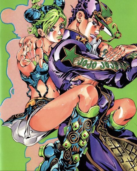 Stone Ocean, Jojo's Bizarre Adventure Anime, Adventure Art, Jotaro Kujo, Jojo Anime, Poses References, Anime Wall Art, Manga Covers, Jojo Bizzare Adventure