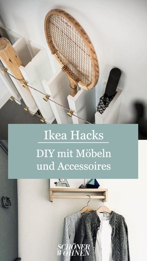 Vilto Ikea Hack, Ikea Grejig Hack, Tjusig Ikea Hack, Ikea Diy Ideas, Ikea Diy Hack, Ikea Built In, Diy Hooks, Ikea Inspiration, Ikea Ideas