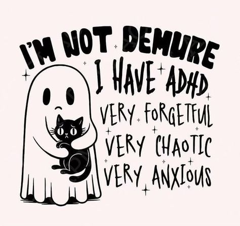 Be patient with me, please. #adhdawareness #adhdmemes Halloween Art Design, Ghostface Sayings, Sassy Halloween Quotes, Funny Halloween Sayings Quotes, Funny Halloween Svg, Goth Sayings, Funny Home Decor Signs, Diy Posters, Silly Halloween