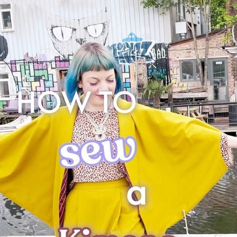 SASHA ☆ Sewing + Fashion on Instagram: "My new sewing pattern - the Starlight Kimono Jacket! A glamorous & easy make that pairs perfectly with the Starlight Palazzo Pants 🤩 Get the pattern in my Etsy store + watch the full length tutorial on my YouTube channel - links for both in bio 🙃 💕 ☆ #sewing #sewingtips #sewingtutorial #sewingreels #learntosew #sewingproject #sewinghacks #sewinginspiration #sewinglessons #sewingstudio #sewingworkshop #sewinghack #sewingtipsandtricks #sewingskills #sewi Sasha Starlight, Dressmaking Tutorials, Dress Making Tutorial, Blanket Jacket, Sewing Fashion, Sewing Workshop, Jacket Pattern Sewing, Sewing Lessons, Sewing Studio