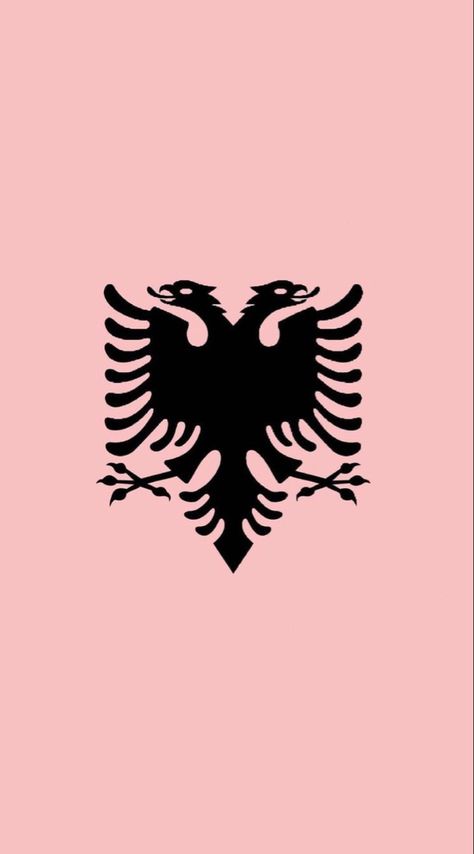 Albanian Wallpaper, Albanian Girl, Albanian Flag, Albania, Flag, Pink, Black