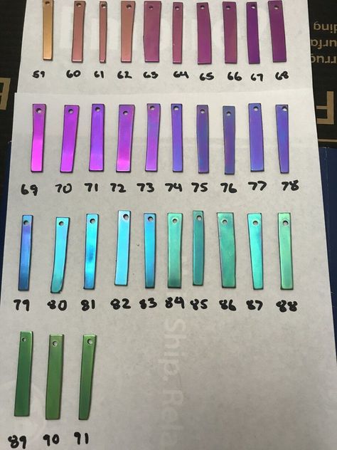 Anodized titanium color chart 9 thru 90 volts | Oakley Forum Kehlani Parrish, Anodized Titanium, East Germany, Light Photography, Color Chart, Amazing Photography, Color Me, Google Search, Color