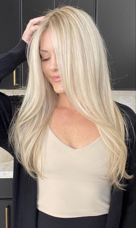 Cool Blonde Hair Colour, Beach Blonde Hair, Blonde Hair Goals, Ice Blonde Hair, Perfect Blonde Hair, Bright Blonde Hair, Human Hair Toppers, Summer Blonde Hair, Icy Blonde Hair