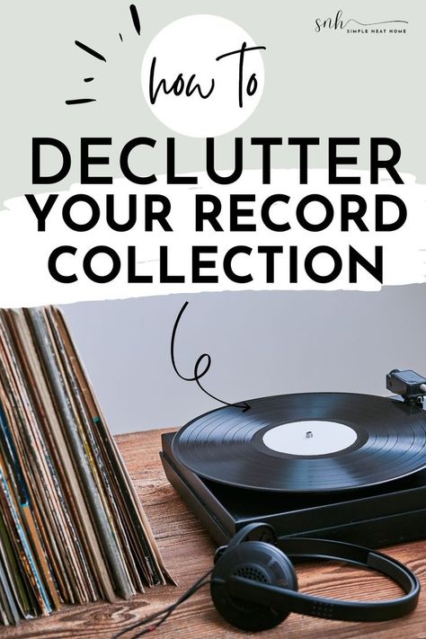 There's nothing quite like listening to music on vinyl, and collecting records is something that's easy to get into. A record collection can get out of hand quickly (I know from experience!) so here are some tips to help you declutter and organize your record collection, with tips and ideas on how to store your record collection and keep your vinyl LPs in good condition. Tap to read now! Vinyl Record Organization, Store Vinyl Records, Record Organizer, Easy Home Organization, Music On Vinyl, Getting Organized At Home, Declutter And Organize, Decluttering Ideas, Clever Organizer