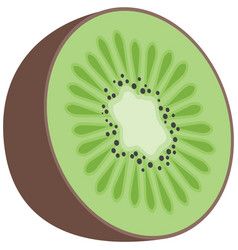 Kiwi fruit icon half Royalty Free Vector Image Kiwi Drawing Simple, Harry Styles Kiwi Shirt, Kiwi Fruit Drawing, Kiwi Costume, Kiwi Drawing, Kiwi Vector, Juicy Food, 23 Outfit, Harry Styles Shirt