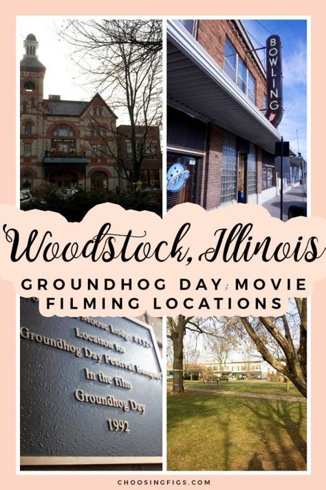 Woodstock Illinois, Chicago Family Vacation, Hotel Pennsylvania, Illinois Travel, Chicago Vacation, Happy Groundhog Day, Chicago Hotels, Chicago Family, Romantic Weekend