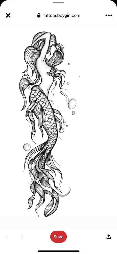 Goddess Aesthetic Tattoo, Mermaid Tattoo Designs Sketches Sirens, Mermaid Neck Tattoo, Small Mermaid Tattoo, Siren Tattoo, Mermaid Sketch, Mermaid Tattoo Designs, Goddess Aesthetic, Mermaid Tattoo