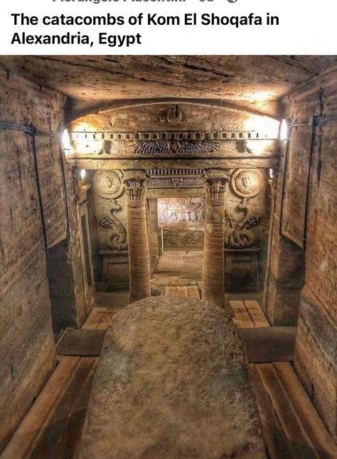 Egypt Mythology, Ancient Alexandria, Ancient Egyptian Tombs, Egypt Museum, Karnak Temple, Alexandria Egypt, Ancient Egypt Art, The Catacombs, Egypt Tours