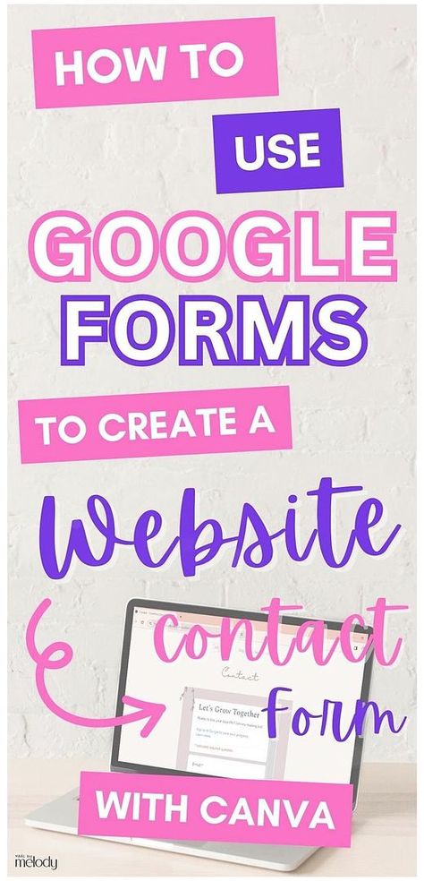 Discover how to Use Google Forms to Create a Website Contact Form, an essential skill showcased in Canva for Beginners & Canva Tutorials. This guide demonstrates the seamless integration of Google Forms with your Canva website, offering a simple yet effective way to gather visitor information. Perfect for anyone starting out with Canva and looking to add professional touches to their site. Find more Canva for Beginners | Canva Tutorials at Made by Melody. Canva Layout Ideas, Feminine Website Design, Canva Tutorials, Pressure Point, Canva Tips, Canva Website, Create A Website, Ebook Template, Canva Tutorial