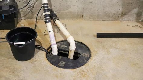 If you live in an area with plentiful rainfall and moisture, it’s likely you’re already acquainted with the damage that water can do to a home. Luckily, there’s a way to prevent water damage, even during some flooding: installing a sump pump. Sump pumps are a straightforward and convenient way to ke Sump Pump Installation, Basement Walls, Sump Pump, Basement Flooring, Spray Foam, Family Handyman, Home Maintenance, Workbench, Plumbing