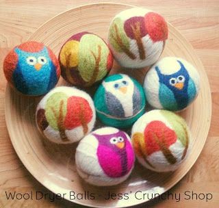 Go Green: Jen's Green Holiday Gift Guide via @Jen Tovad Ull, Felt Wool Ball, Kitchener Ontario, Felted Soap, Needle Felting Tutorials, Dryer Balls, Wool Dryer Balls, Needle Felting Projects, Wool Projects