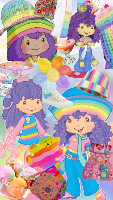 rainbow sherbet Rainbow Sherbet Strawberry Shortcake, Strawberry Shortcake Aesthetic, Strawberry Vibes, Shortcake Aesthetic, Rainbow Sherbert, Strawberry Shortcake Outfits, Strawberry Shortcake Cartoon, Strawberry Shortcake Birthday, Strawberry Shortcake Characters