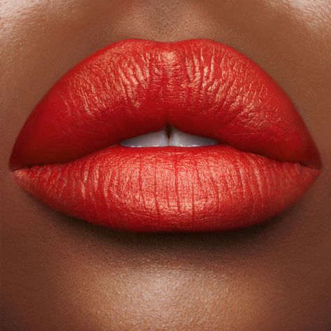 Fame Flame: Chilli Red Matte Lipstick | Charlotte Tilbury Hot Red Lipstick, Red Orange Lipstick, Holiday Lipstick, Pink Matte Lipstick, Red Lipstick Shades, Revolution Lipstick, Charlotte Tilbury Matte Revolution, Hollywood Beauty, Coral Lipstick