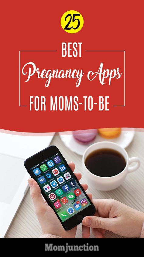 25 Best Pregnancy Apps For Moms-To-Be In 2018 : In this article, MomJunction details the different pregnancy apps available on both iOS and Android phones for tracking your pregnancy in a better way. #pregnancy #pregnant #newmoms Best Pregnancy Apps, Funny Pregnancy Memes, Pregnancy Meal Plan, Pregnancy Snacks, Pregnancy Memes, Pregnancy Videos, Pregnancy Apps, Pregnancy Progression, Pregnancy Bump