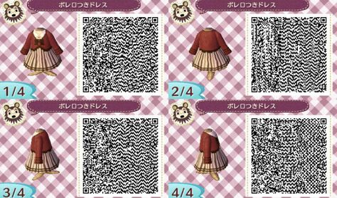 Animal Crossing New Leaf Qr Codes Clothes, Acnl Hair Qr Code, Acnl Qr Codes Clothes, Acnl Overalls Qr Code, Ac Aesthetic, Acnl Clothing, Acnl Qr Codes Clothes Goth, Acnl Dress Qr Codes, Animal Crossing New Leaf Qr Codes