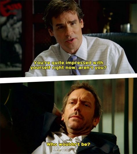 Hilson Md, Dr House Quotes, House Tv Show, House Tv Show Quotes, House Md Funny, House Md Quotes, House And Wilson, Tv Show House, Funny Quotes Humor