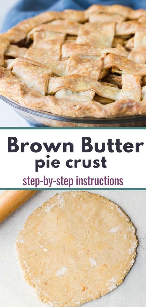 Butter Pie Crust, Pie Crust Recipe Easy, Homemade Pie Crust Recipe, Pie Crust Recipe, Homemade Pudding, Baking 101, Vegetarian Thanksgiving, Pie Crusts, Best Pie