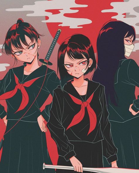 7,444 mentions J’aime, 74 commentaires - Umai Clothing (@umaiclothing) sur Instagram : "sukeban ❗️buy 2 t-shirts, get 1 t-shirt free sale will end on 5/17 ✨" Character Design References, Girl Gang, Japanese Women, Design Reference, Girl Drawing, Drawing Inspiration, Witch, Character Design, T Shirts