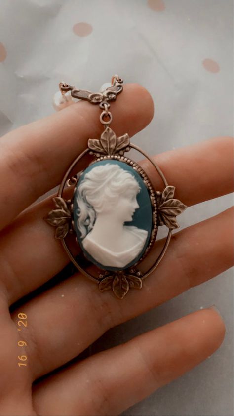 Katherine Pierce Jewelry, Katherine Pierce Necklace, Necklace Katherine Pierce, Katherine Perice, Katherine Pierce Aesthetic 1864, Silver Gothic Cameo Jewelry, Katherine Pierce, Cameo Necklace, Jewelry For Her