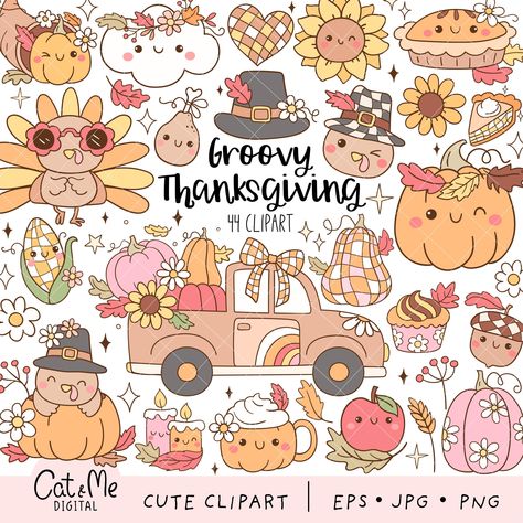 Thanksgiving Png Images, Cute Thanksgiving Drawings, November Clipart, Sticker Typography, Thanksgiving Prints, Thanksgiving Drawings, Calendar Doodles, Thanksgiving Designs, Thanksgiving Cartoon