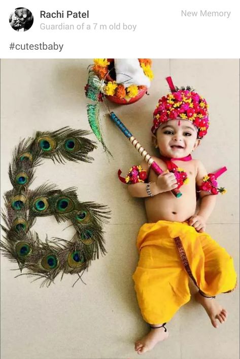 Janmashtami Photoshoot For Baby Boy, Ram Navmi Baby Photoshoot, Janmastmi Baby Photoshoot, Sankranthi Theme Baby Photoshoot, Makar Sankranti Baby Photoshoot, Janmashtami Baby Photoshoot, Baby Krishna Photoshoot, 10 Months Baby Photography, Baby Fashion Girl Newborn