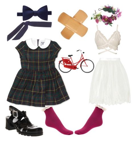 soft hands hit the jagged ground • melanie martinez - training wheels by olivia-cc on Polyvore featuring polyvore WithChic Ted Baker JuJu L. Erickson Rock 'N Rose Turnbull & Asser Hollandia Barlow fashion style clothing Melanie Martinez Training Wheels Outfit, Training Wheels Melanie, Training Wheels Melanie Martinez, Melanie Martinez Outfit, Melanie Martinez Outfits, Melanie Martinez Concert, Soft Hands, Melanie Martinez, Ted Baker