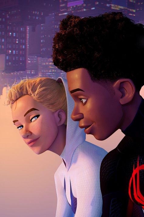 Spiderman And Spider Gwen, Miles Spiderman, Image Spiderman, Miles Morales Spiderman, Spiderman Spider, Marvel Spiderman Art, Man Wallpaper, Gwen Stacy, Spiderman Comic