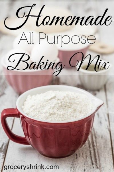 Homemade All Purpose Baking Mix All Purpose Baking Mix Recipes, Half Recipe, Homemade Staples, Cooking Charts, Baking Mix Recipes, Half And Half Recipes, Fresh Strawberry Recipes, Organic Baking, Homemade Baking