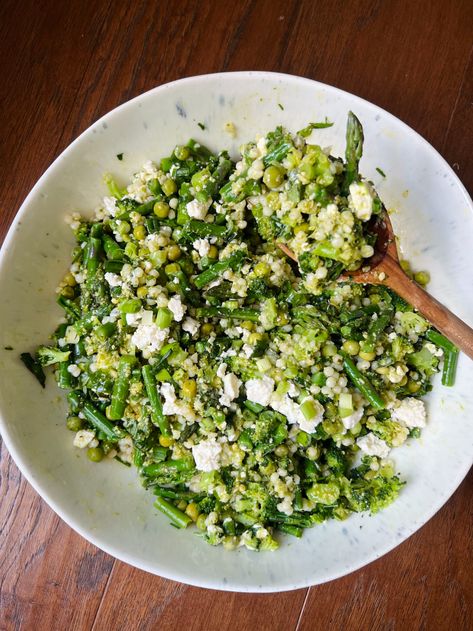 Spring Green CousCous Salad - Natalie Mason