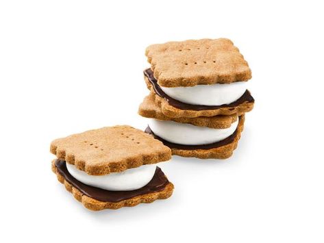 Get Doggie S’mores Dog Treats Recipe from Food Network Smores Dog Treats, Fancy Dog Treat Recipes, Dog Macarons Recipe, Cute Dog Treats, Decorating Dog Treats, Bacon Flavored Dog Treats Recipe, Sugar Free Marshmallows, Carob Chips, Gourmet Dog Treats