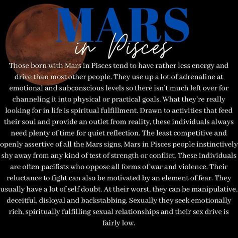 Pisces Mars Aesthetic, Mars Aesthetic, Mars In Pisces, Witchy Stuff, Moon Signs, Vedic Astrology, Sun Sign, Crash Course, Birth Chart