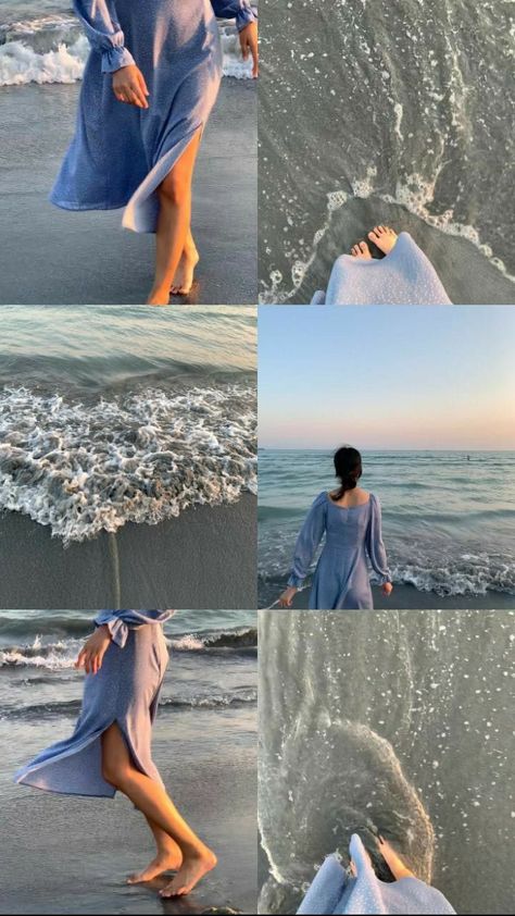 Beach Aesthetic Poses Women, Sea Beach Pose For Women, Aesthetic Beach Ig Story, Goa Beach Poses For Women, Varkala Beach Outfits, Varkala Outfit Ideas, Goa Beach Outfits Women, Beach Pose Aesthetic, Beach Aesthetic Photos Instagram