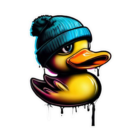 Rubber Ducky Drawing, Duck Graffiti, Rubber Duck Drawing, Realistic Tattoo Ideas, Easy Graffiti Drawings, Trill Art, Rubber Duckies, Tattoo Outline Drawing, Graffiti Doodles