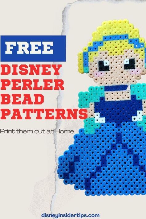 Perler Bead Patterns Disney, Disney Hama Beads Pattern, Disney Perler Bead Patterns, Perler Bead Creations, Bead Creations, Graph Crochet, Beads Patterns, Diy Perler Bead Crafts, Hama Beads Patterns