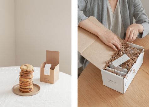 How We Package Our Cookies Sustainably – Christine's Cookie Co Tips For Small Business Owners, Organic Cookies, Bakery Boxes, Glassine Bags, Plastic Coating, Cookie Packaging, Use Of Plastic, Cookie Box, Egg Carton