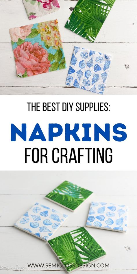 Looking for cute paper napkins for decoupage projects? you will love this variety of fun patterns to use in your craft projects. Paper Napkin Crafts, Napkin Crafts Ideas, Modge Podge Napkins, Modge Podge Napkins Ideas, Napkin Crafts, Napkin Designs, Napkin Art, Decoupage Crafts, Diy Stencils