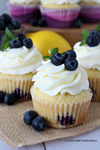 Blueberry Lemon Cupcakes with Cream Cheese Frosting from LoveandConfections.com #FreshFromFlorida #sponsored Lemon Cupcakes From Scratch, Easy Lemon Cupcakes, Blueberry Lemon Cupcakes, Pound Cake Cupcakes, Cupcakes From Scratch, Lemon Cupcake Recipe, Lemon Cupcake, Coconut Dessert, Cupcakes With Cream Cheese Frosting