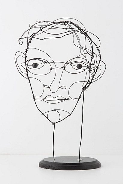 Wire Portraits, Faces Doodle, Fast Sketch, 3d Art Projects, Wire Installation, Wire Art Sculpture, Wire Sculptures, Jr Art, Art Wire